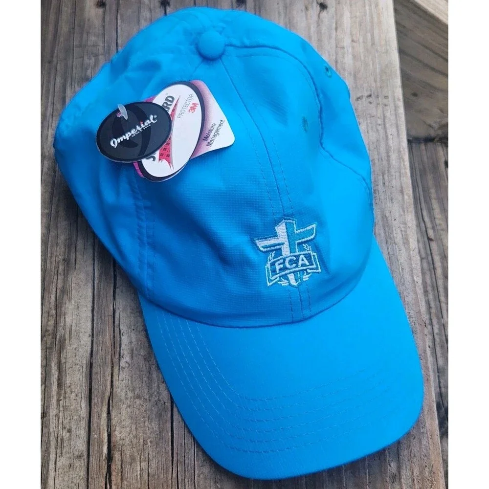 Fellowship of Christian Athletes Strapback Adjustable Cap Hat FCA Imperial Blue